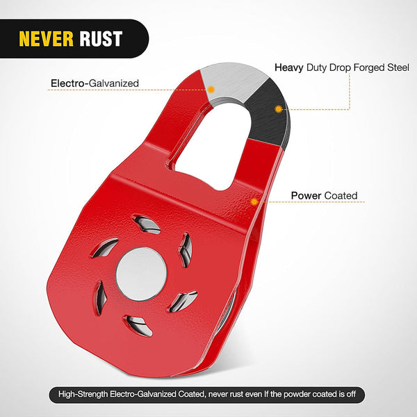 10 Ton Heavy Duty Winch Snatch Block