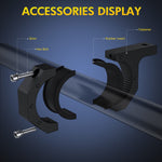 Horizontal Bar Clamp Mount Bracket Kits 2.135”/2.25”/2.375”/2.5” (Pair)