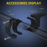 Horizontal Bar Clamp Mount Bracket Kits 2.135”/2.25”/2.375”/2.5” (Pair)