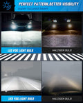 EF2 5202/5201/PS24W/9009/PS19W DRL 60W 6000K Xenon LED Fog Light Bulbs (Pairs)