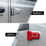 Red Door Hinge Cover Trim Exterior Accessories 8PCS for Jeep Wrangler JL JLU Sports Sahara Freedom Rubicon Unlimited Gladiator JT