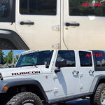 Sunluway Aluminum Door Handle Knobs Cover, Side Door Grab Handle Inserts Cover Trim Fit for 2007-2018 Jeep Wrangler JK & Unlimited 4 Door 5pcs/Set