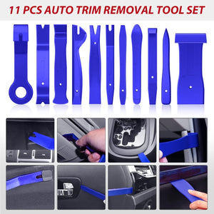 Trim Removal Tool 88Pcs, Auto Push Pin Bumper Retainer Clip Set Fastener Terminal Remover Tool Adhesive Cable Clips Kit Car Panel Radio Removal Auto Clip Pliers,