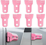 Red Door Hinge Cover Trim Exterior Accessories 8PCS for Jeep Wrangler JL JLU Sports Sahara Freedom Rubicon Unlimited Gladiator JT