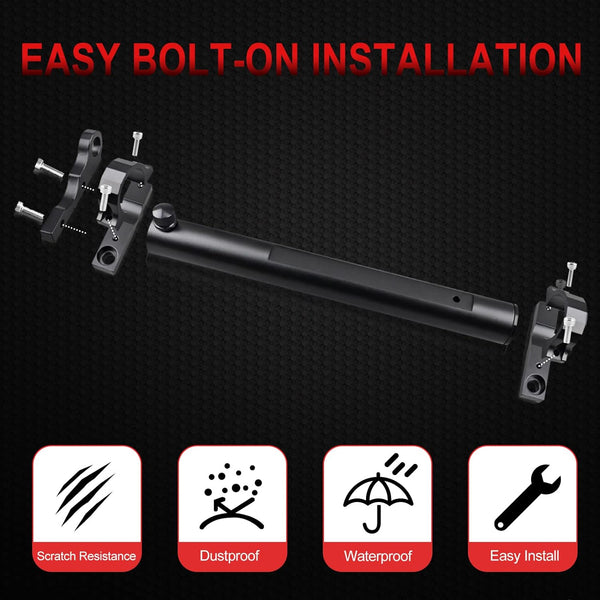 for Jeep Flag Mount, Flagpole Holder Bracket JL Flag Mount and Pole Tail Gate Flagpole Mount with CB Antenna Base Compatible with Jeep Wrangler JK JKU JL Unlimited 07-23