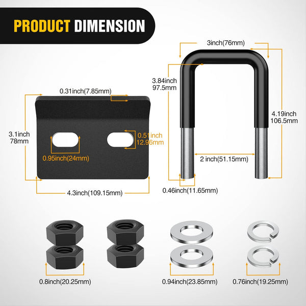 Hitch Tightener Anti-Rattle Clamp