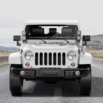 Dual A-Pillar Windshield Hinge Mount Bracket For 2007-2017 Wrangler JK/JKU 2DR 4DR (Pair)