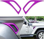 Voodonala Wheel Eyebrow Side Air Conditioning Vent Decoration Cover Trim for Jeep Wrangler JL JLU Gladiator JT 2018-2022