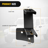 Dual A-Pillar Windshield Hinge Mount Bracket For 2007-2017 Wrangler JK/JKU 2DR 4DR (Pair)