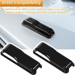Engine Hood Hinge Cover Trim Exterior Accessories Decoration for 2018-2022 Jeep Wrangler JL JLU Sports Sahara Freedom Rubicon Unlimited Gladiator JT 2-Door & 4-Door