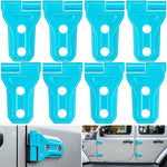 Red Door Hinge Cover Trim Exterior Accessories 8PCS for Jeep Wrangler JL JLU Sports Sahara Freedom Rubicon Unlimited Gladiator JT
