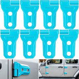 Red Door Hinge Cover Trim Exterior Accessories 8PCS for Jeep Wrangler JL JLU Sports Sahara Freedom Rubicon Unlimited Gladiator JT