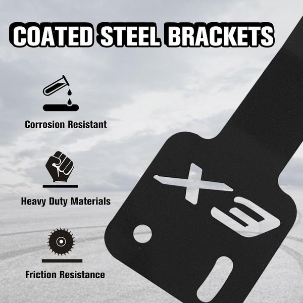 50 inch Light Bar Brackets for Can-am X3, Adjustable Light Bar Brackets Mount Kit Fit for 50" Curved/Straight LED Light Bar Compatible with Can-Am Maverick X3 2017-2023 All Models Accessories