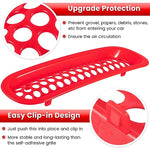 E-cowlboy 7PCS Front Grill Mesh Inserts Clip-in Grille Guard for 2007-2017 Jeep Wrangler JK JKU Sport Freedom Rubicon Sahara Unlimited