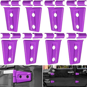 Door Hinge Cover Trim Exterior Accessories for Jeep Wrangler JK JKU Sport Rubicon Sahara X Unlimited 2-Door & 4-Door 2007-2018
