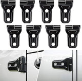 Red Door Hinge Cover Trim Exterior Accessories 8PCS for Jeep Wrangler JL JLU Sports Sahara Freedom Rubicon Unlimited Gladiator JT