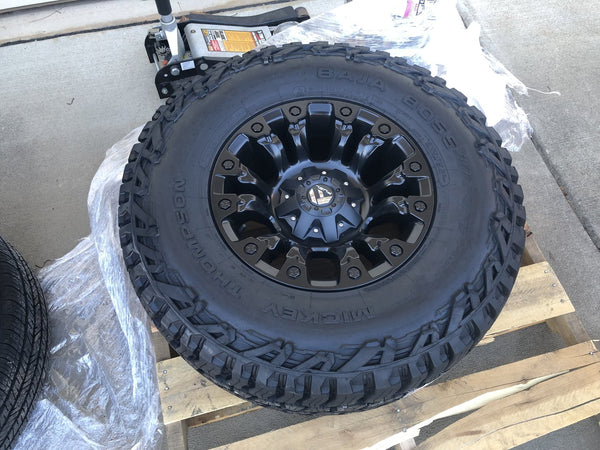 Fuel® Off-Road D560179026 Vapor Wheel In 17x9 with 4.50in Backspace Matte Black for 07-25 Jeep Wrangler JK, JL, & Gladiator JT