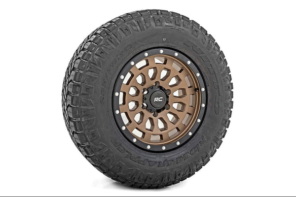 Rough Country 87 Series Wheel
Simulated Beadlock | Bronze/Black | 17x8.5 | 5x5 | +0mm