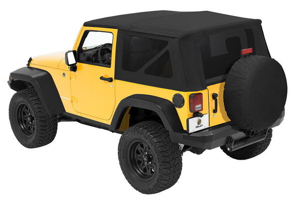 Bestop 7914635 Sailcloth Replace-a-top Soft Top with Tinted Windows for 10-18 Jeep Wrangler JK 2 Door