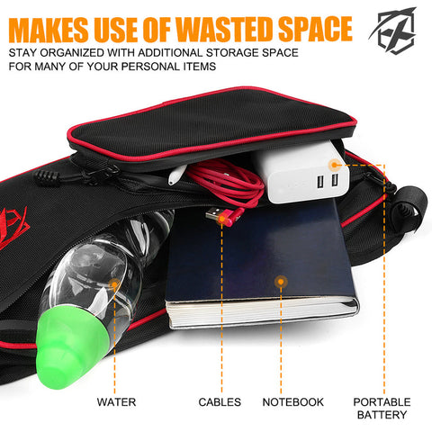 Rear Side Door Storage Bags for 2017-2020 Can-Am Maverick X3 Max XRS XDS Turbo R