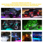 RGBW LED Rock Lights Kit with Bluetooth Control | Trophy Series (8pc)