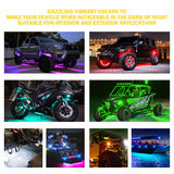 RGBW LED Rock Lights Kit with Bluetooth Control | Trophy Series