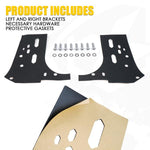Xprite Light Bar Mounting Brackets w/ Lower Jeep Wrangler TJ LJ (1997-2006) Mamba Series Front Windshield 50" - WLB-0028-G1