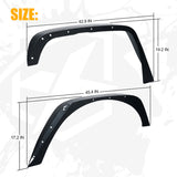 Steel Fender Flares for 07-18 Jeep Wrangler JK | Grind Series