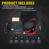 Xprite 4 Rocker Switch Pod Control System for 2007-2018 Jeep Wrangler JK JKU