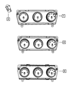 A/C And Heater Control - Mopar (55111167AI)