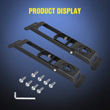 Door Hinge Steps For 2007-2017 Jeep Wrangler JK JKU & 2018-2020 Jeep Wrangler JL JKU (Pair)
