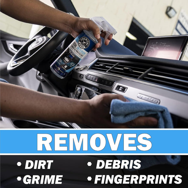 Chemical Guys Total Interior Cleaner and Protectant, Safe for Cars, Trucks, SUVs, Jeeps, Motorcycles, RVs & More, 16 fl oz