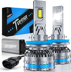 Fahren H11/H8/H9 LED Headlight Bulbs, Upgrade 22000 Lumens 600% Brightness 6500K Cool White LED Bulb, Plug-and-Play Replacement Headlamp Bulbs Kit，IP68 Waterproof，Pack of 2