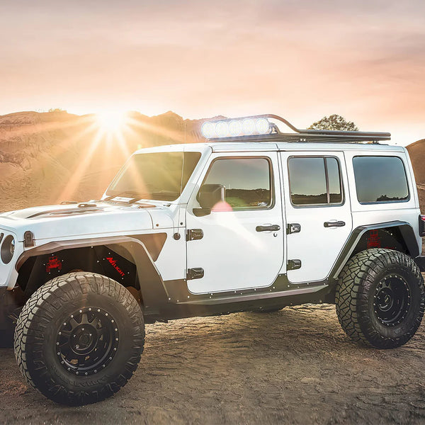 2018-2022 Jeep Wrangler JL JLU Front Inner Fender Liners Wheel Cover