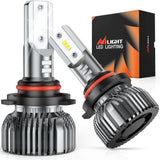 E20 9006/HB4 50W 10000LM 6000K IP67 LED Headlight Bulbs (Pair)