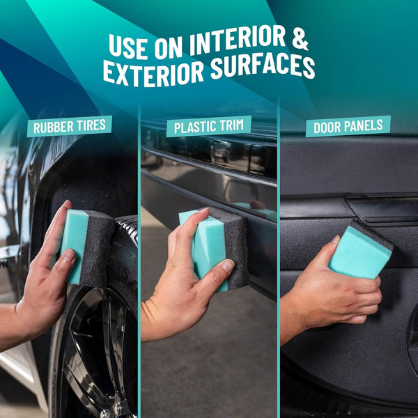 Chemical Guys Durafoam Contoured Large Tire Dressing Applicator with Wonder Wave