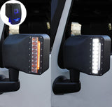 Jeep Wrangler JK Side Mirror with LED Spotlight