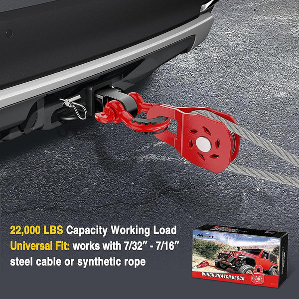 10 Ton Heavy Duty Winch Snatch Block