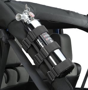 Sport Bar Fire Extinguisher Holder for 55-25 Jeep Wrangler JL, JK, TJ, YJ, CJ & Gladiator JT