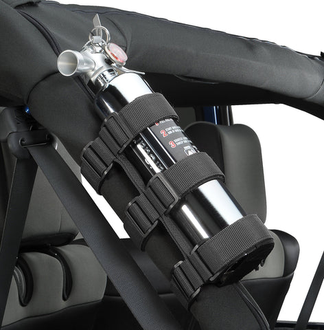Sport Bar Fire Extinguisher Holder for 55-25 Jeep Wrangler JL, JK, TJ, YJ, CJ & Gladiator JT