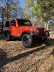 TACTIK Winch Ready Front Bumper with Hoop & D-Rings for 97-06 Jeep Wrangler TJ & Unlimited