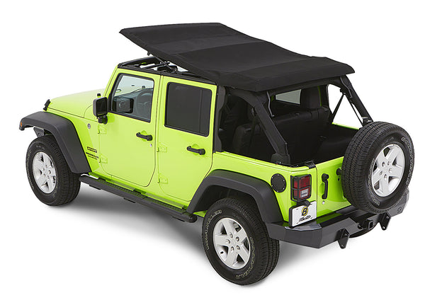 Trektop NX Glide Soft Top in Black Diamond for 07-18 Jeep Wrangler JK 4 Door