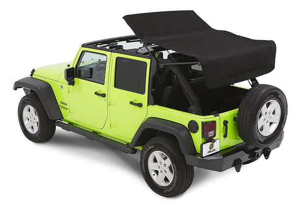Trektop NX Glide Soft Top in Black Diamond for 07-18 Jeep Wrangler JK 4 Door