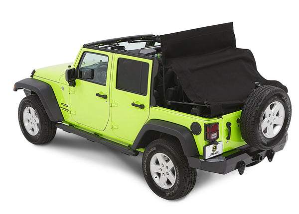 Trektop NX Glide Soft Top in Black Diamond for 07-18 Jeep Wrangler JK 4 Door