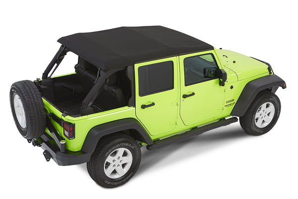 Trektop NX Glide Soft Top in Black Diamond for 07-18 Jeep Wrangler JK 4 Door