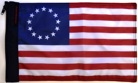 forever wave Betsy Ross Flag 12x18