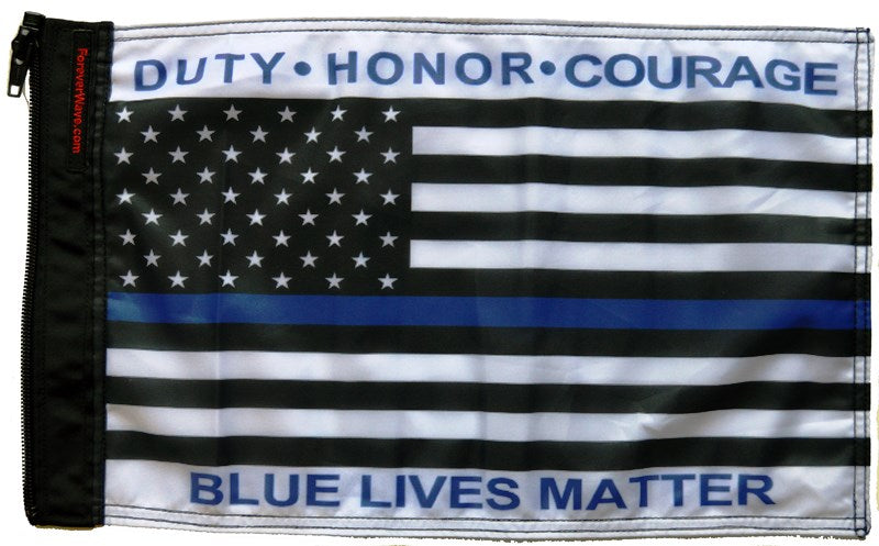 Blue Lives Matter Flag 12x18