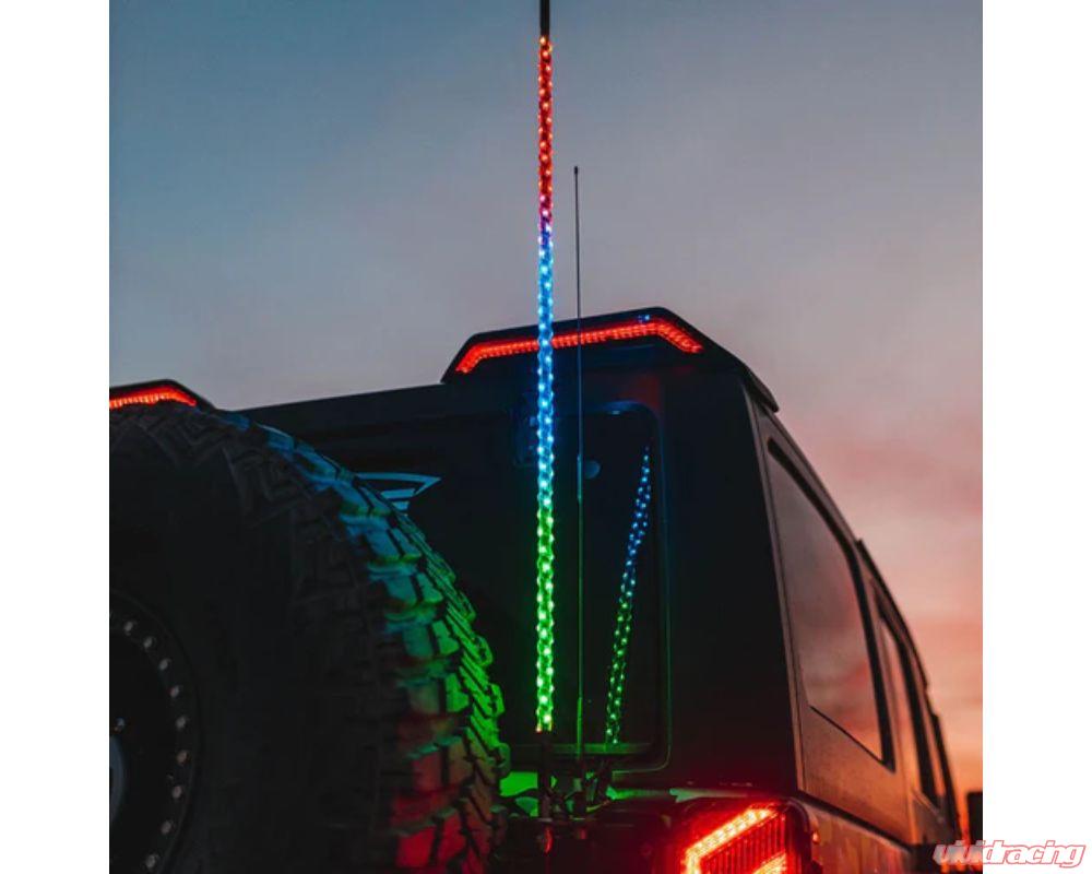 4ft RGB Whip Light CB Radio Antenna