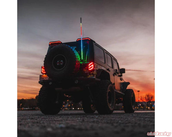4ft RGB Whip Light CB Radio Antenna