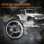 (2PCS/SET) 9 INCH RGB HEADLIGHTS REPLACEMENT BLUETOOTH CONTROL FOR JEEP WRANGLER JL JLU SPORT RUBICON SAHARA GLADIATOR JT 2019 2020 W/ DRL Sku: QP007346